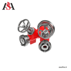 تقسیم آتش نشانی 1 به 2 با شیر فلکه‌ای AWG