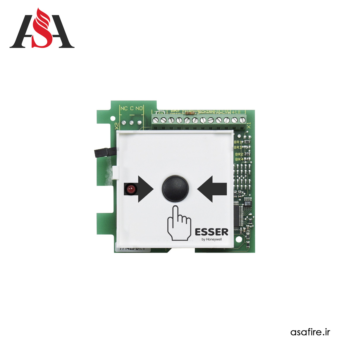 ماژول الکترونیکی شستی اعلام حریق آدرسپذیر با ایزولاتور، سری 9200 (esserbus) مدل 804473.10